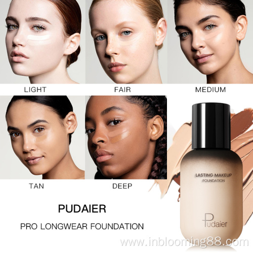 Natural Dark Skin Matte Makeup Liquid Foundation